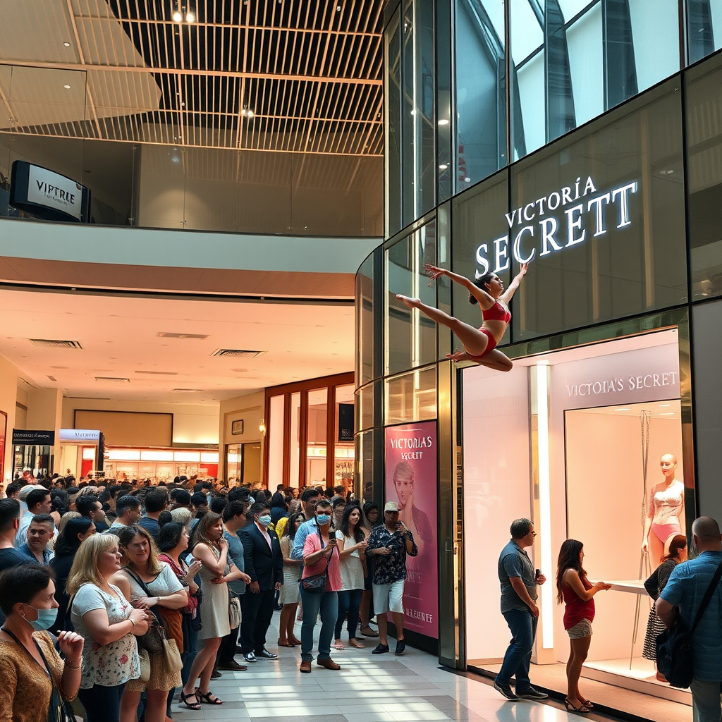 Crowds gather as Victoria's Secret becomes latest store to open in Nottingham